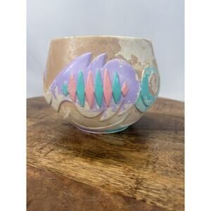 Midcentury Atlantic Mold Ceramic Pot MCM 5” Tall
